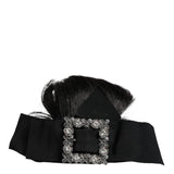 Dolce & Gabbana Black Hair Parrucchiera Crystal Headband Diadem-Modeoutlet