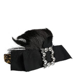 Dolce & Gabbana Black Hair Parrucchiera Crystal Headband Diadem-Modeoutlet