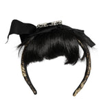 Dolce & Gabbana Black Hair Parrucchiera Crystal Headband Diadem-Modeoutlet