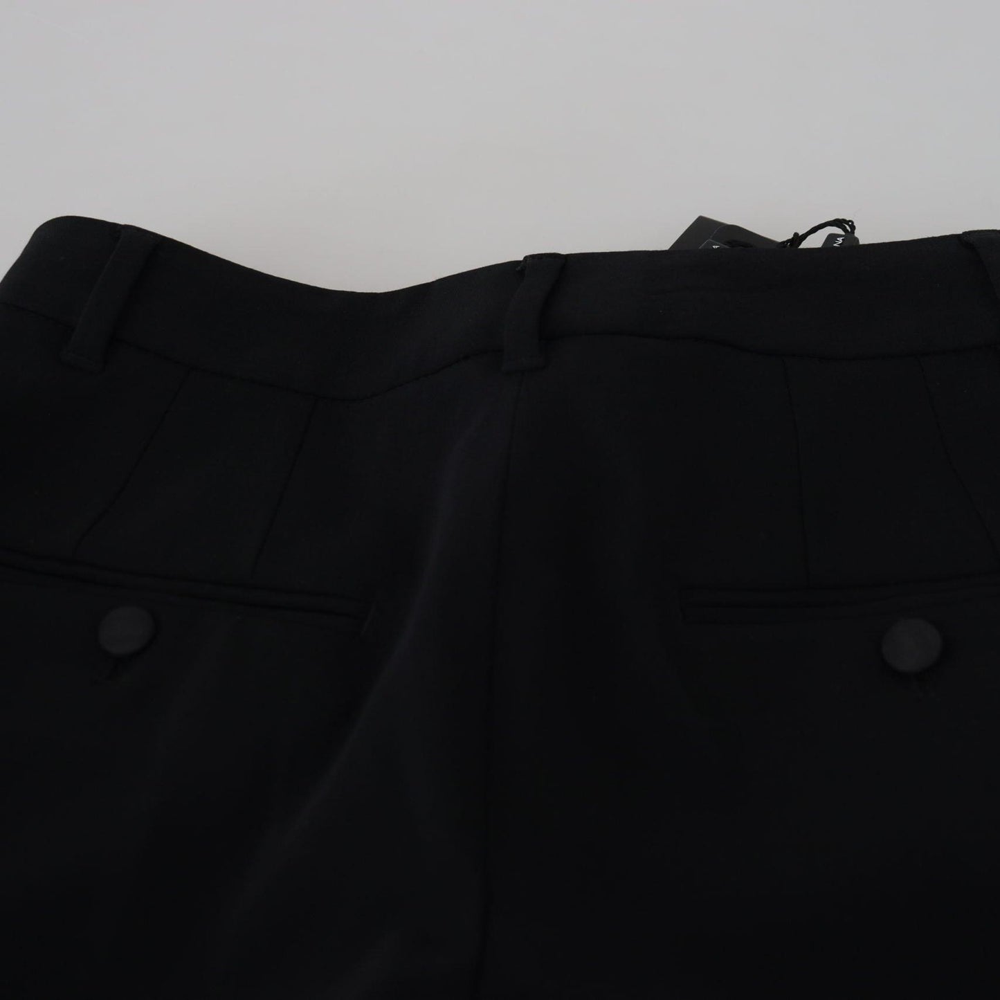 Dolce & Gabbana Black High Waist Women Pants