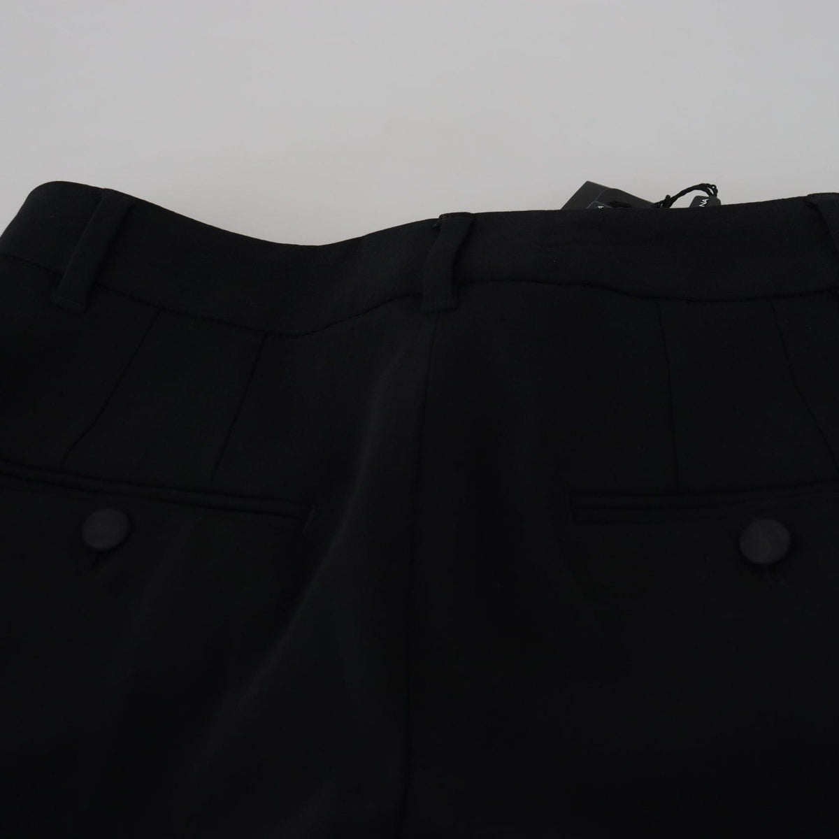 Dolce & Gabbana Black High Waist Women Pants