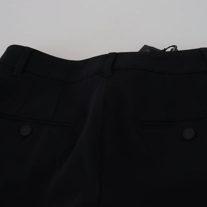 Dolce & Gabbana Black High Waist Women Pants