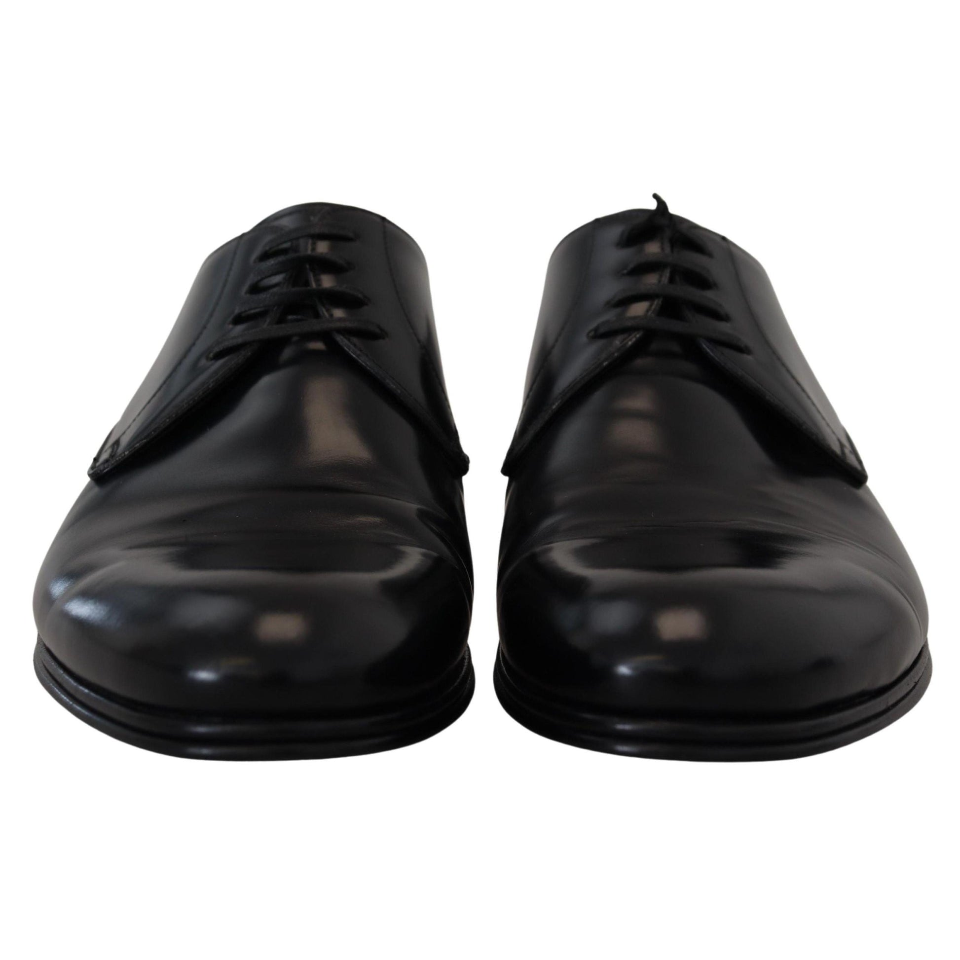 Dolce & Gabbana Black Leather Formal Dress Shoes