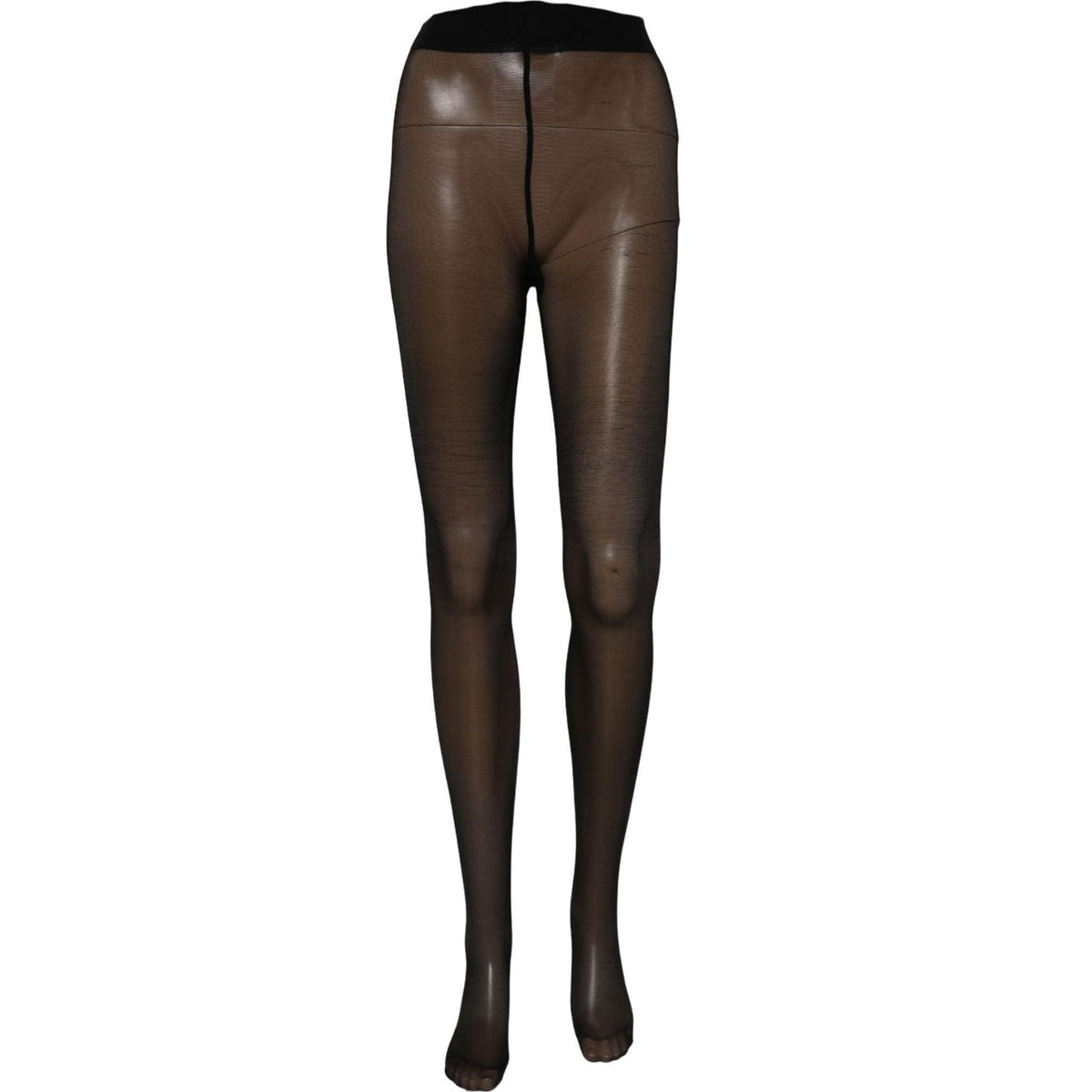 Dolce & Gabbana Black Nylon Tights Stocking Pantyhose Socks