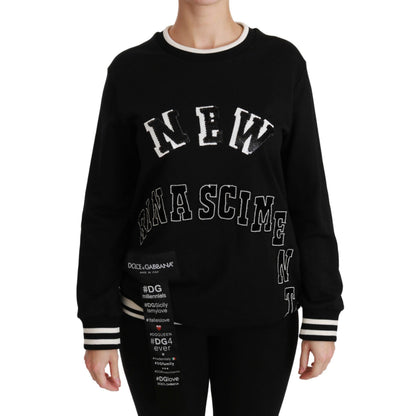 Dolce & Gabbana Black Rinascimento #DGmillennials Sweater