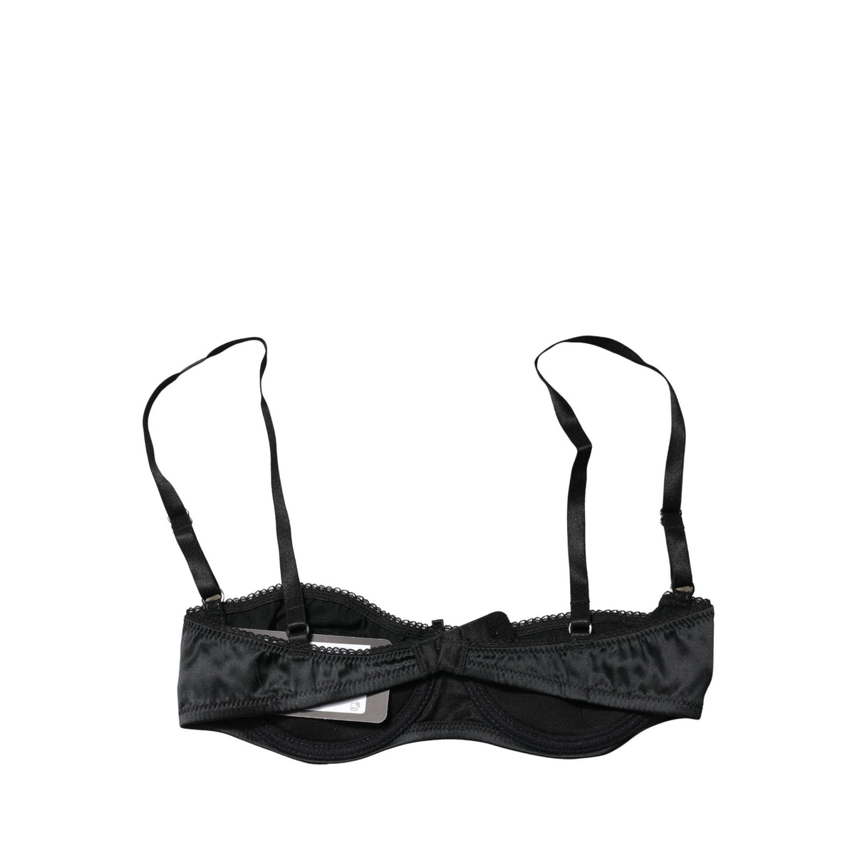 Dolce & Gabbana Black Semi-Pad Underwire Balconette Bra Underwear