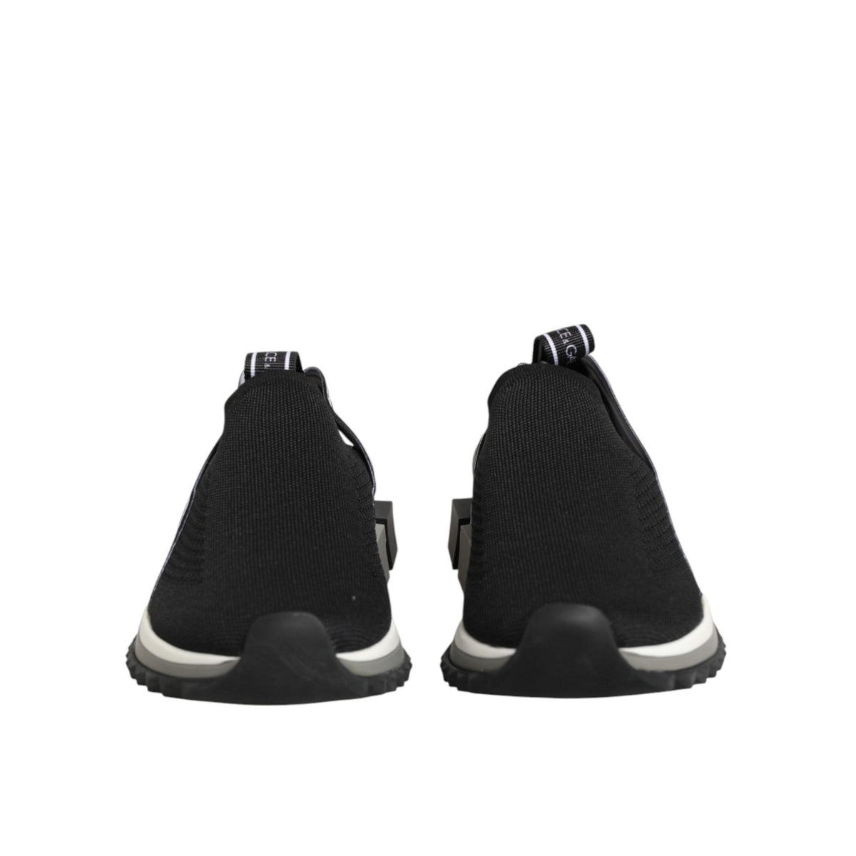 Dolce & Gabbana Black Slip On Sorrento Low Top Sneakers Shoes