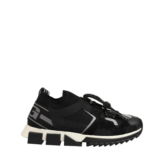 Dolce & Gabbana Black Sorrento Trekking Sneakers Men Shoes