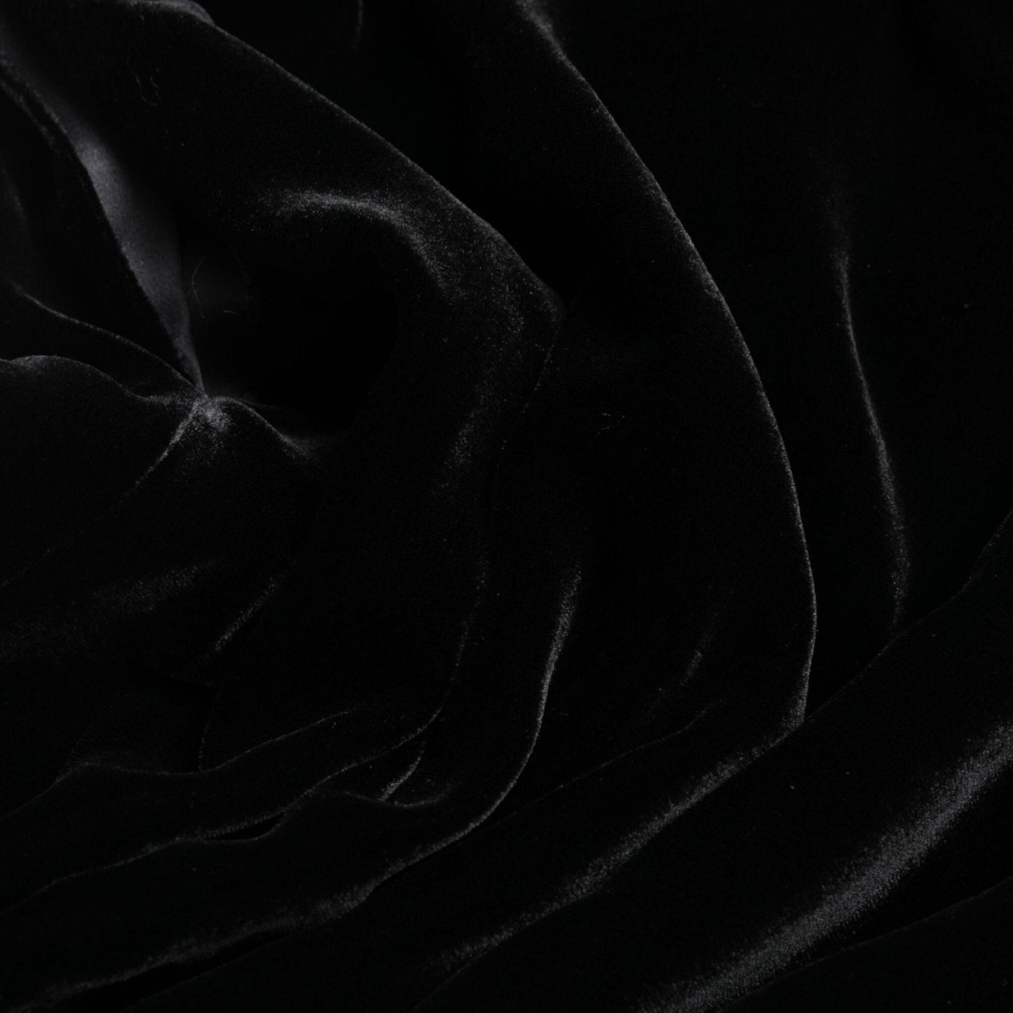 Dolce & Gabbana Black Velvet Fitted Padded Shoulder Blouse Top