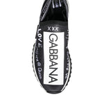 Dolce & Gabbana Black White Sorrento Low Top Sneakers Shoes-Modeoutlet