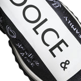 Dolce & Gabbana Black White Sorrento Low Top Sneakers Shoes-Modeoutlet