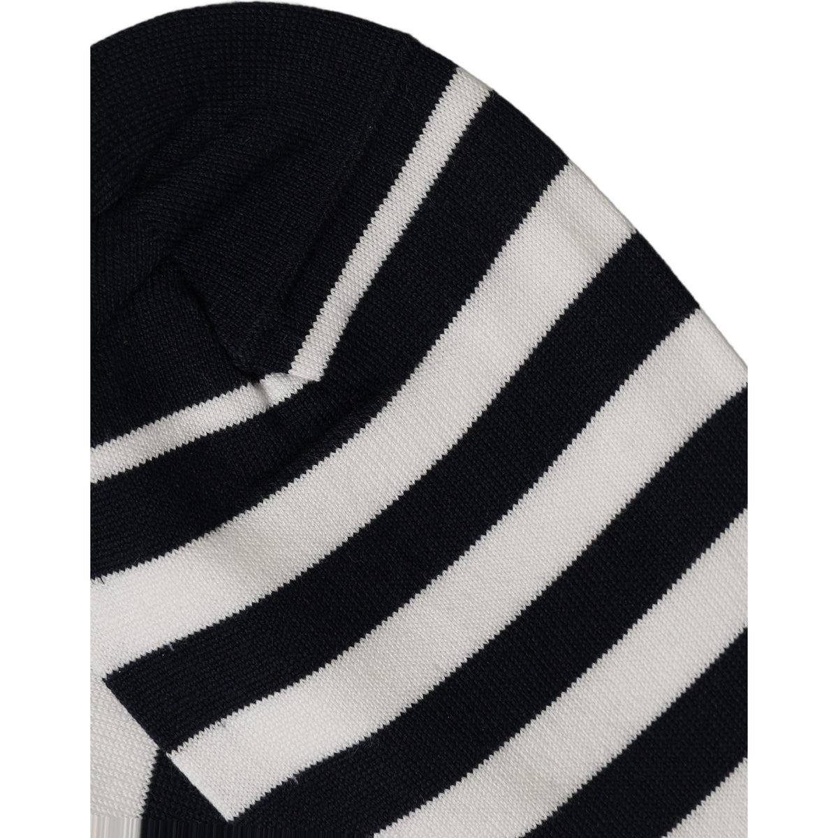 Dolce & Gabbana Black White Stripes Cotton Mid Calf Accessory Socks