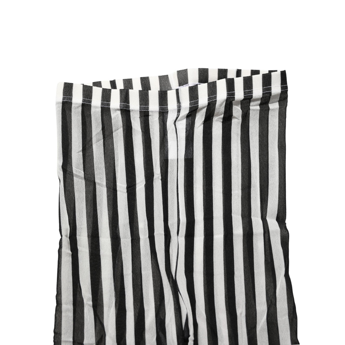 Dolce & Gabbana Black White Stripes Tights Stocking Pantyhose Socks