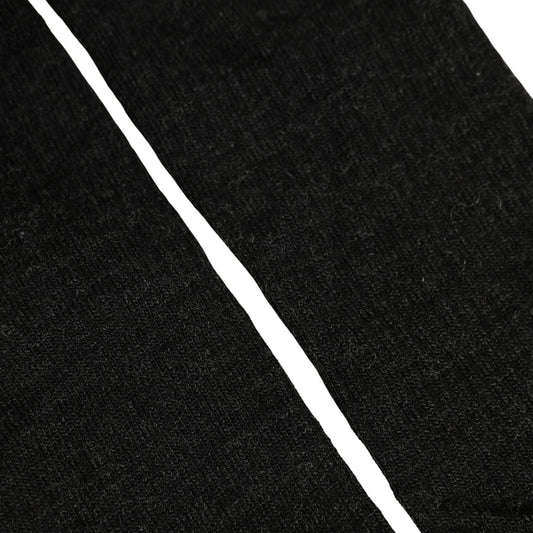 Dolce & Gabbana Black Wool DG Logo Mid Calf Accessory Socks