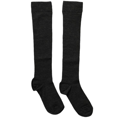 Dolce & Gabbana Black Wool Knit Calf Long Women Accessory Socks