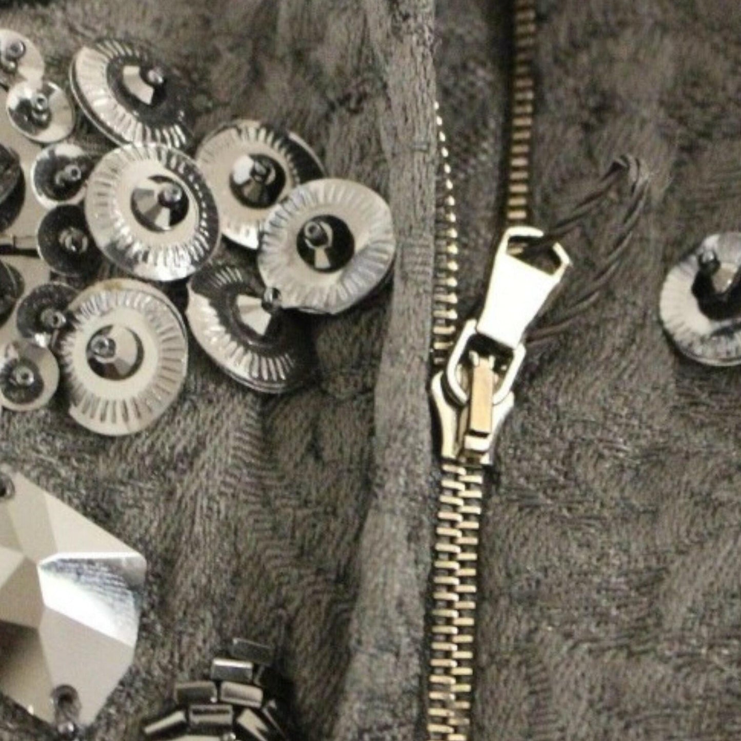 Dolce & Gabbana Black floral crystal embedded dress