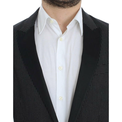 Dolce & Gabbana Black wool slim MARTINI blazer