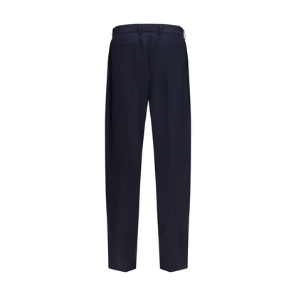 Dolce & Gabbana Blue Wool Oves Aries Dress Pants