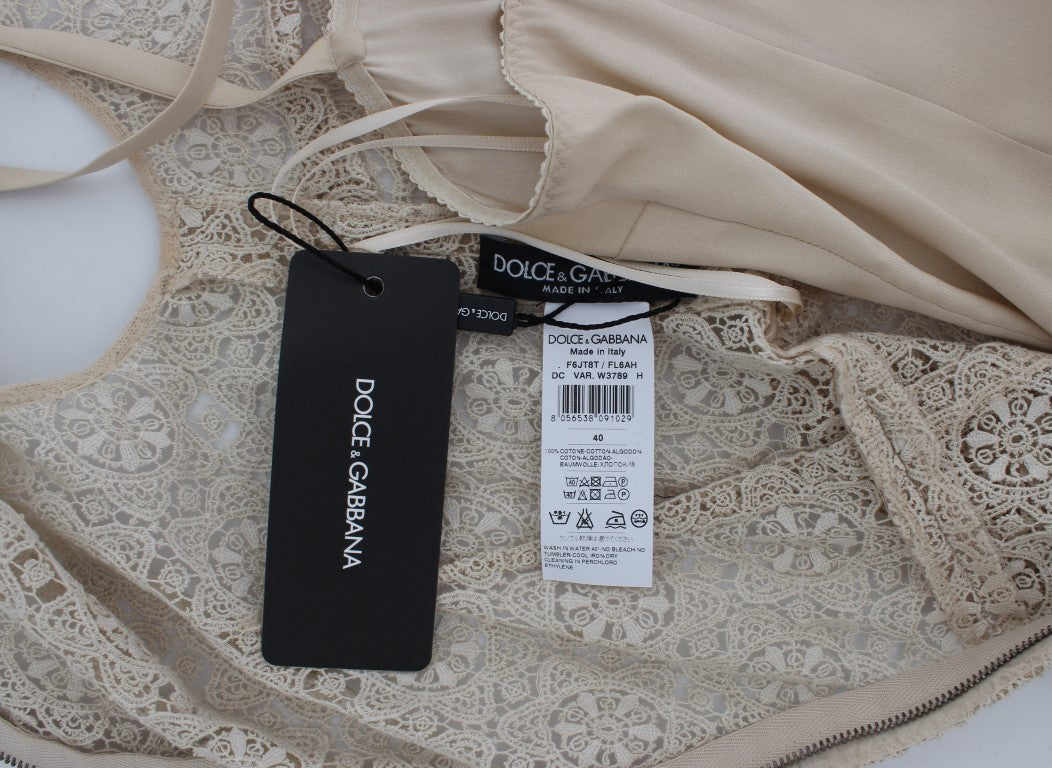 Dolce & Gabbana Bomuld Kjole-Modeoutlet
