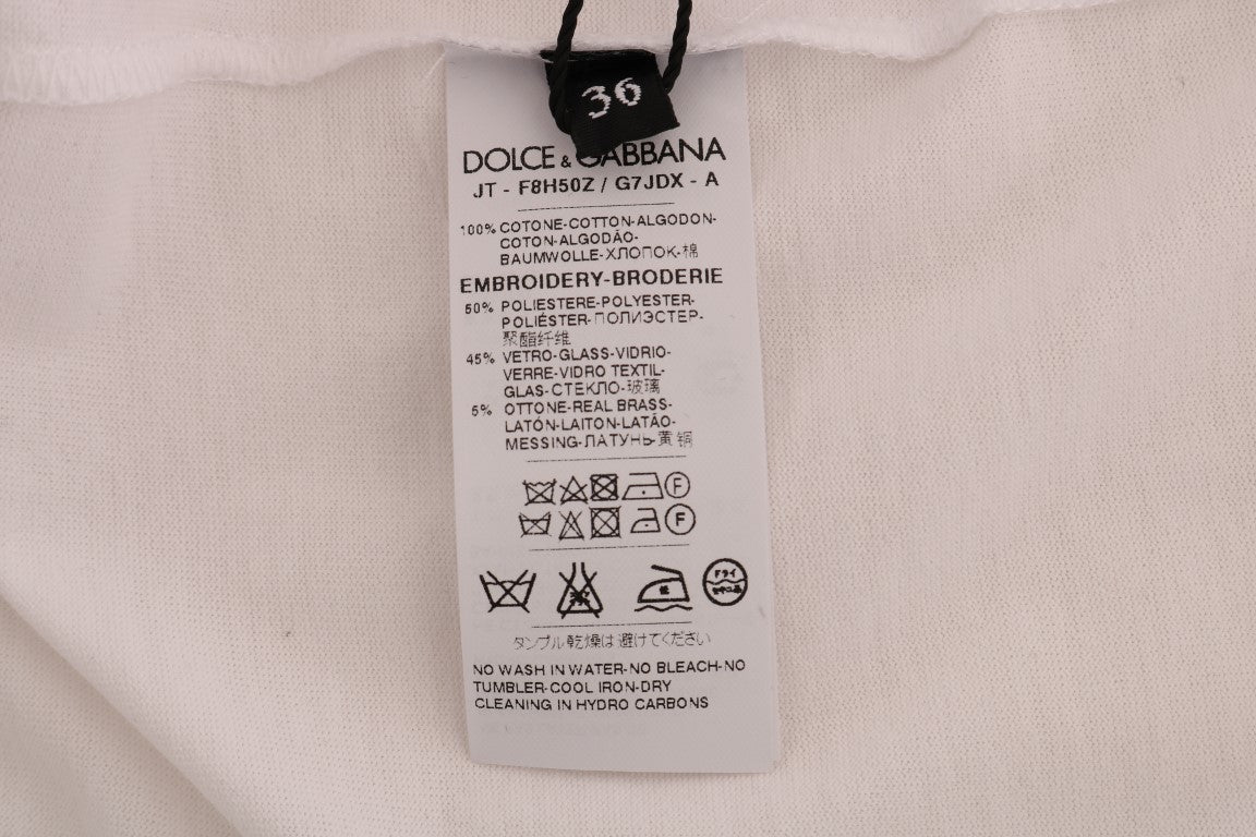 Dolce & Gabbana Bomuld T-Shirt-Modeoutlet