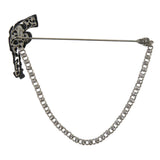 Dolce & Gabbana Brass Copper Silk Revolver Gun Herre Brooch Lapel Pin-Modeoutlet