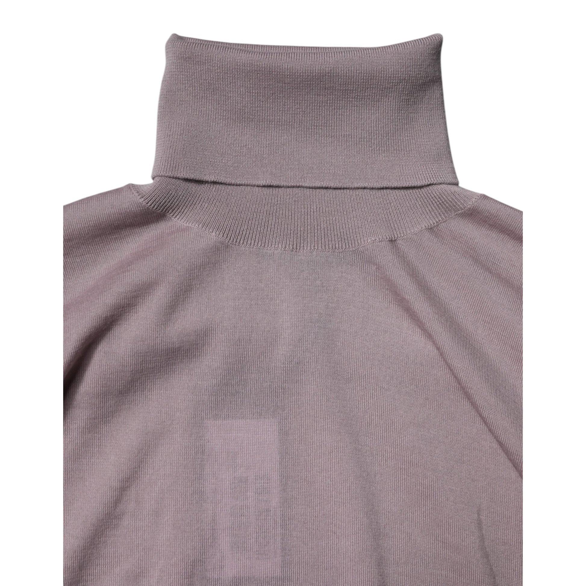 Dolce & Gabbana Brown Cashmere Knitted Men Pullover Sweater
