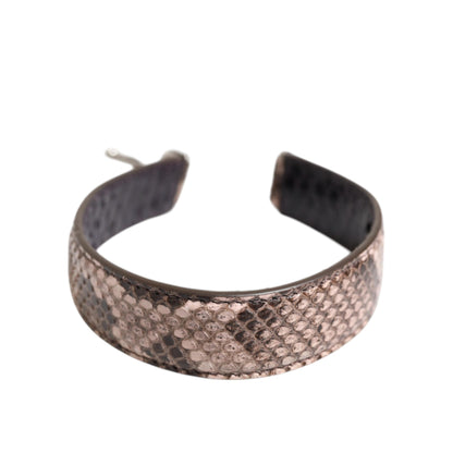 Dolce & Gabbana Brown Exotic Leather Handbag Accessory Shoulder Strap