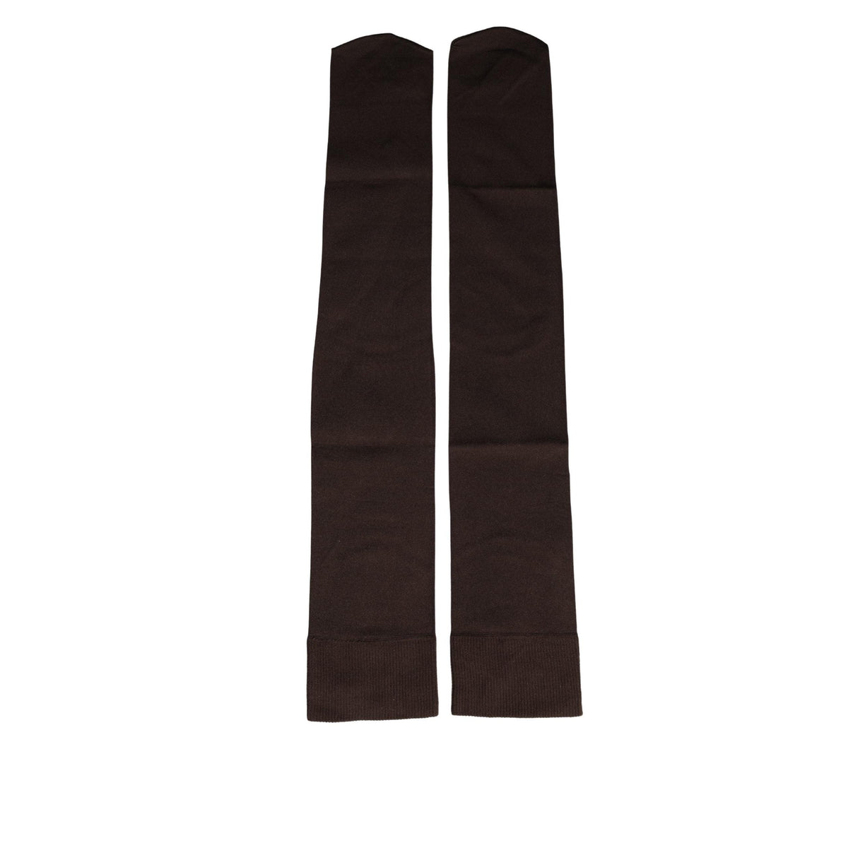 Dolce & Gabbana Brown Nylon Over Calf Long Women Accessory Socks