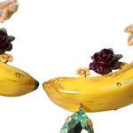 Dolce & Gabbana Chic Alua Clip-on Banana Dangle Earrings-Modeoutlet