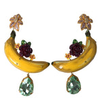 Dolce & Gabbana Chic Alua Clip-on Banana Dangle Earrings-Modeoutlet