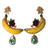 Dolce & Gabbana Chic Alua Clip-on Banana Dangle Earrings-Modeoutlet