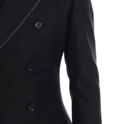 Dolce & Gabbana Elegant Gray Double Breasted Wool Suit