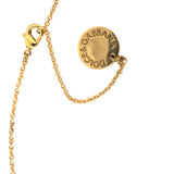 Dolce & Gabbana Gold Brass Chain Dog Heart Pendant Charm Necklace-Modeoutlet