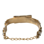 Dolce & Gabbana Gold-Tone Crystal Embellished Waist Belt-Modeoutlet