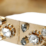 Dolce & Gabbana Gold-Tone Crystal Embellished Waist Belt-Modeoutlet