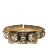 Dolce & Gabbana Gold-Tone Crystal Embellished Waist Belt-Modeoutlet