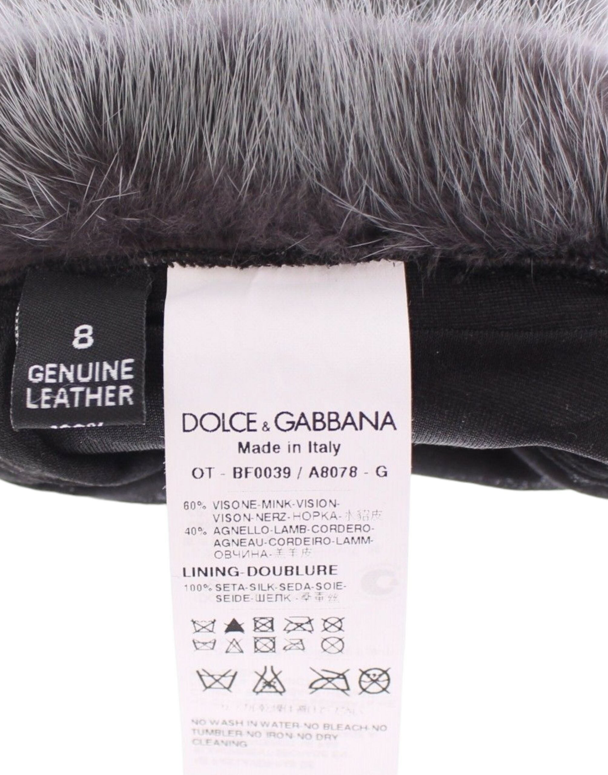 Dolce & Gabbana Læder Handsker-Modeoutlet