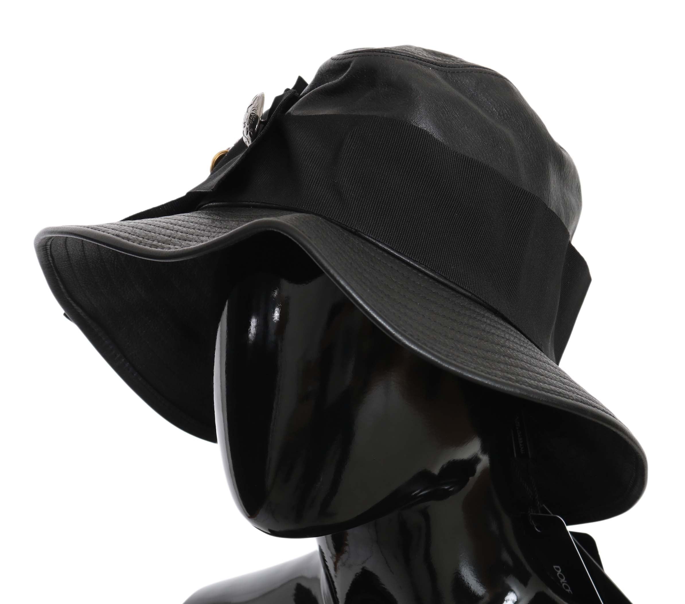 Dolce & Gabbana Læder Hat-Modeoutlet