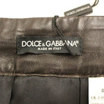 Dolce & Gabbana Læder Nederdel-Modeoutlet