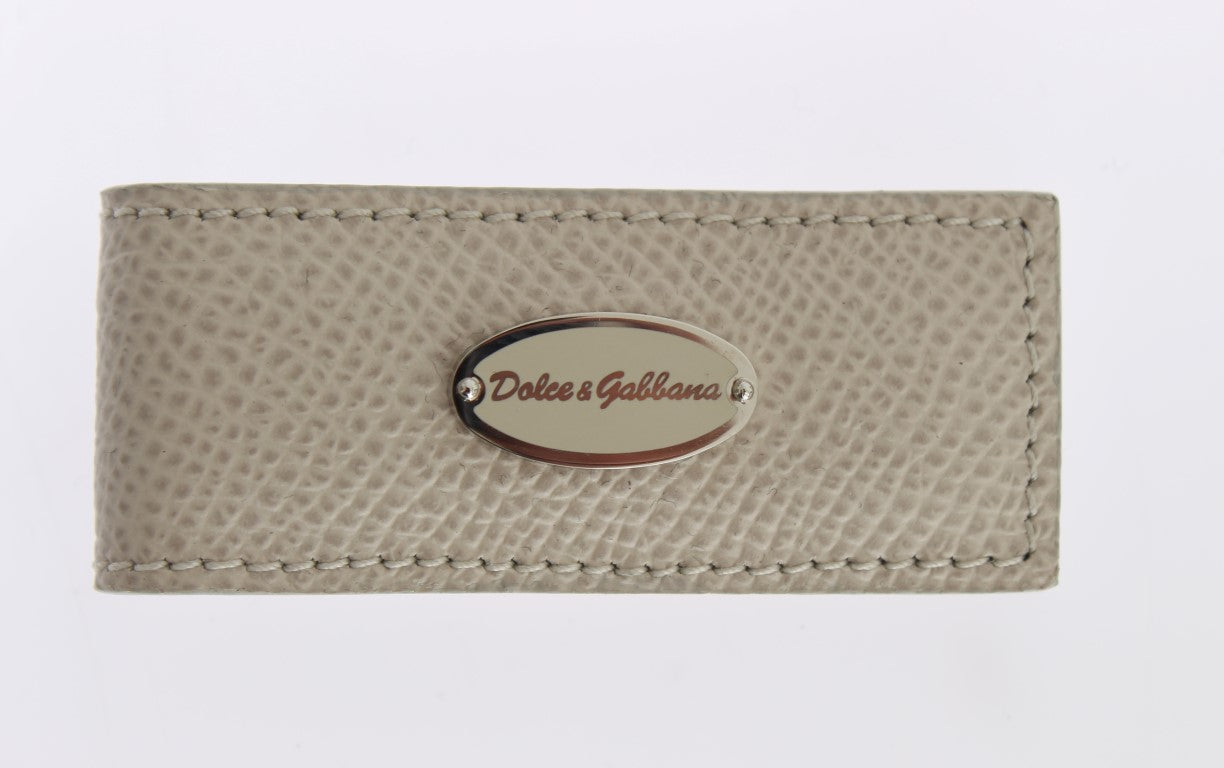 Dolce & Gabbana Læder Pung Penge Clip-Modeoutlet