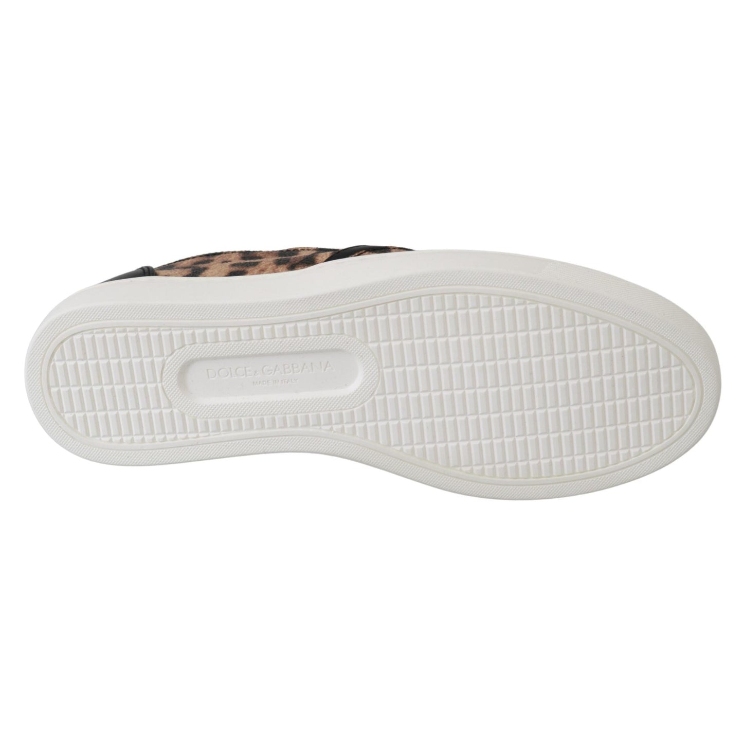 Dolce & Gabbana Leather Leopard #dgfamily Loafers Shoes