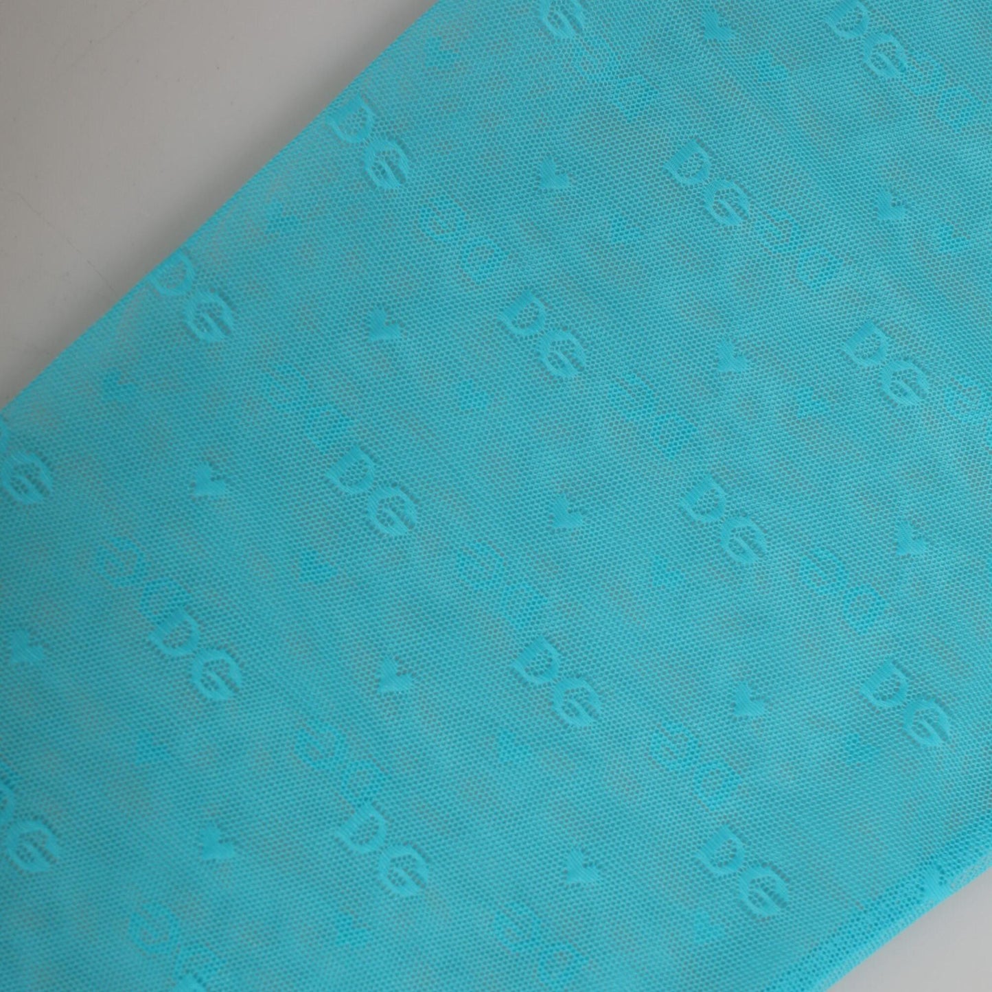 Dolce & Gabbana Light Blue Logo Lace Tight Midi Trouser Underwear