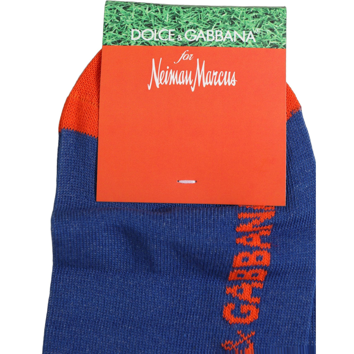 Dolce & Gabbana Men Multicolor Cotton Mid Calf Accessory Socks