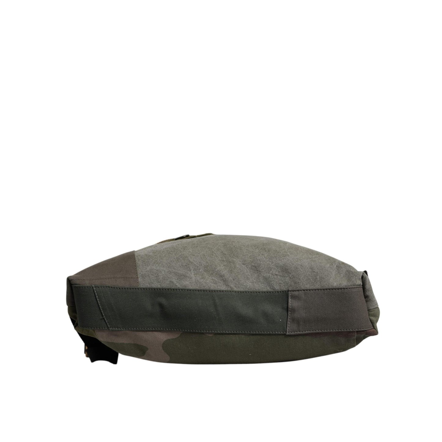 Dolce & Gabbana Military Green Patchwork Rucksack Backpack Bag