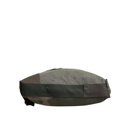 Dolce & Gabbana Military Green Patchwork Rucksack Backpack Bag