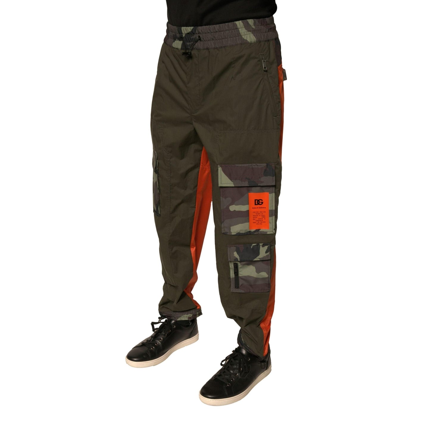 Dolce & Gabbana Multicolor Camouflage Jogger Cargo Pants
