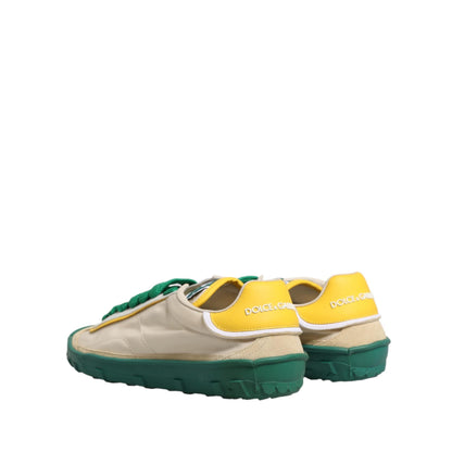 Dolce & Gabbana Multicolor Old Runner Lace Up Sneakers Shoes