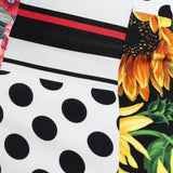 Dolce & Gabbana Multifarve Patchwork High Waist Pencil Cut Skirt-Modeoutlet
