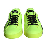 Dolce & Gabbana Neon Green Logo Tape Low Top Sneakers Shoes-Modeoutlet
