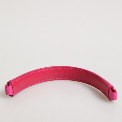 Dolce & Gabbana Pink Embellished Leather Bag Handle Women Shoulder Strap